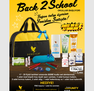 Forever Back 2 School - Okullar Başlıyor
